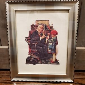 Norman Rockwell framed art